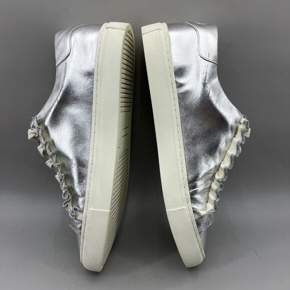 Tory Burch Gray and Silver Athletic Shoes with Sleek Design - Picture 6 of 12